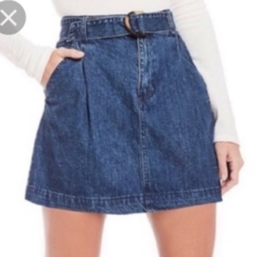 Free people denim skirt size 27
